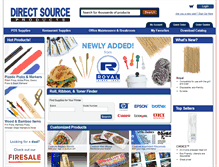 Tablet Screenshot of directsourceorders.com